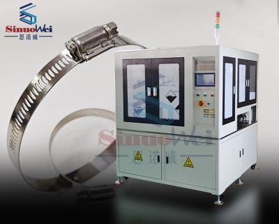 China Máquina de sujeción de mangueras de tipo americano con 2 equipos de carcasa para gusanos en venta