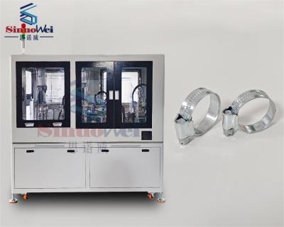 China 1000 Pcs/hour Hose Clamp Machine Brirish Type Hose Clips Machine for sale