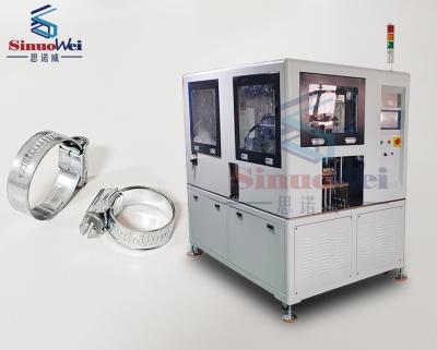 China British Style Hose Clip Machine Manufacturing Worm Gear Hose Pipe Clamp Machine for sale