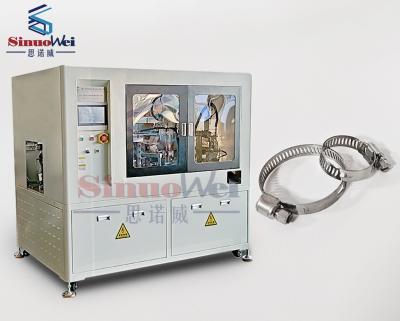 China Máquina de sujeción de manguera de tipo americano Máquina de sujeción automática de manguera 1000 pcs/hora en venta