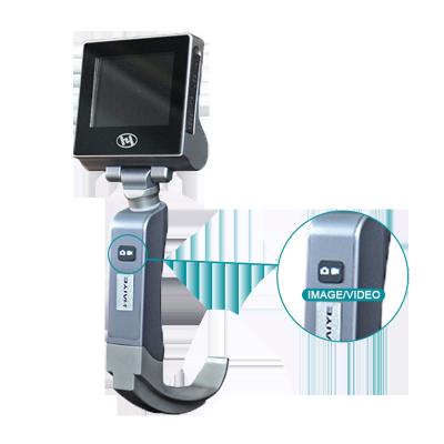 Chine Laryngoscope d'anesthésie laryngoscope visuel réutilisable enregistrable tenu dans la main de Digital de 3 pouces avec une lame à vendre