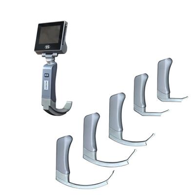China High Definition Screen Stainless Steel Video Laryngoscope 3 Inch 2 Megapixel for sale