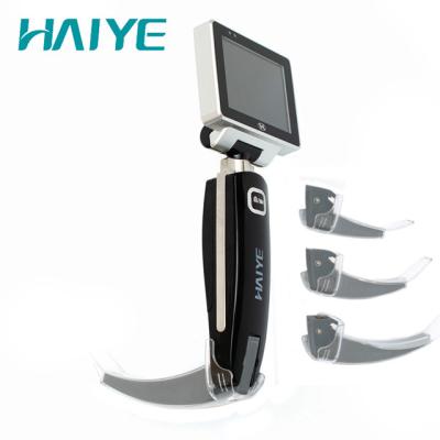 China 3 Size Haiye Medical Video Laryngoscope 3 size Disposable Blade  Anti Fog Coating for sale