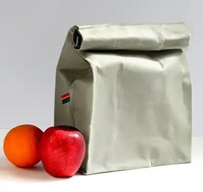 Chine La coutume a imprimé 10oz de haute qualité 12oz 16oz a isolé le sac réutilisable ciré lavable de déjeuner de toile avec le papier aluminium à vendre
