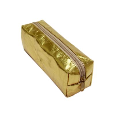 Китай Сумки карандаша перемещения гигиенической косметикаи нестандартной конструкции мешок бумаги крафт золотой вашабле для девушки продается