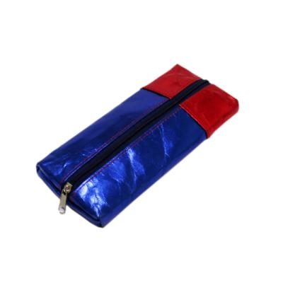 China Custom Pencil Bag For Students Washable Kraft Paper Travel Stationery Pouch For Pens Pencils for sale