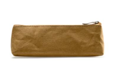 China Environmentally Friendly Pencil Pouch Bag Washable Kraft Paper Pencil Bag for sale
