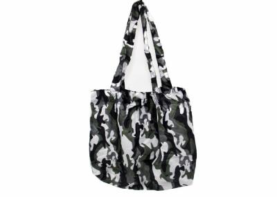 China Wholesales Good Quality Custom Camouflage Color 50D Polyester Fold Shopping Bag for sale
