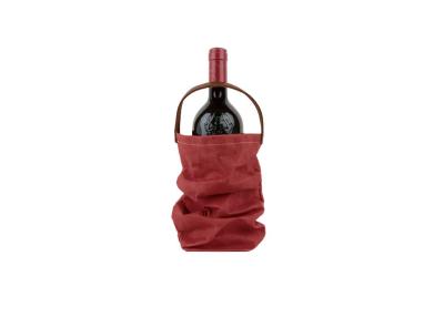 China Biodegradable Wine Bottle Tote Bag Washable Kraft Paper Recyclable Long Lifespan for sale