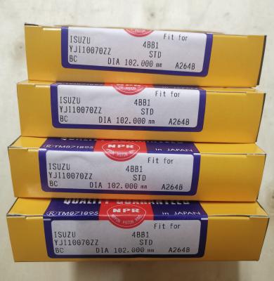 China 5-12181-024-1 5-12121-005-0 Cyl Diesel Engine Parts 4BB1 4BE1 4BD1 6BB1 6BD1 6BF1 6BG1 Piston Ring For Chromard for sale