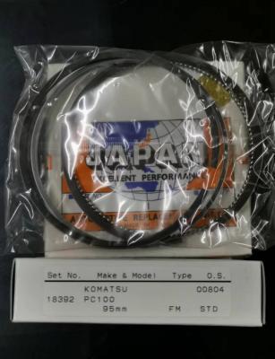 China Komatsu PC200-3 6D95  RIK Piston Ring 6207-31-2500 NPR YDK04018ZX for sale