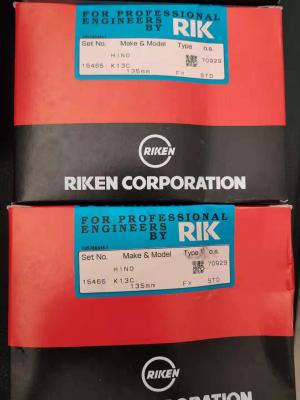 China 13011-2410a Diesel Piston Rings Apply To Hino K13c Engine Rik 15465 for sale
