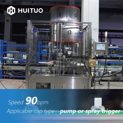China Automatic Bottle Capping Machine For Liquid Detergent Pump Or Spray Trigger for sale