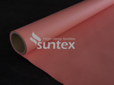 China Acrylic Coated Fiberglass Fabrics Heat Resistant Cloth For Welding Blanket Fabrication 32oz for sale