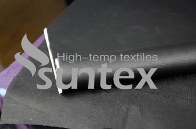 中国 High chemical stability Black Expansion Joint Chemical Resistant Fabric Neoprene Coated Fiberglass 販売のため