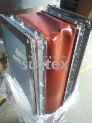 China Fire Proof PU Coated Fiberglass Fire Retardant Cloth Fabric Expansion Joint Belt à venda