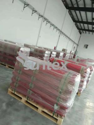 Chine Tissu durable de fibre de verre d'excellent tissu enduit de silicone résistant chimique de fibre de verre pour le rideau ignifuge à vendre