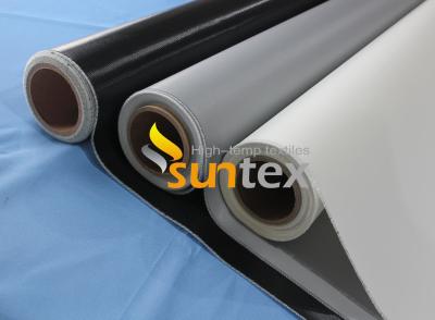 China Thermal Fireproof Silicone Coated Glass Fiber Fabric For Fire Welding Blanket en venta