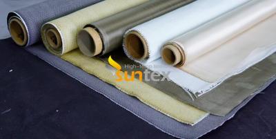 China High Silica Fabric Silicone/PU/Vermiculite/Acrylic/Coated Silica Fiberglass Fabric High Quality Silica Products zu verkaufen