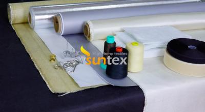 中国 Fireproof Silicone Rubber Coated Braided Fiberglass Fabrics 販売のため