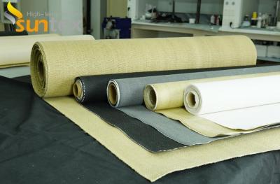 中国 Fiberglass Manufacture Silica Coated Cloth Fabric high temperature fiberglass cloth 販売のため