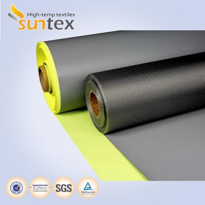 China Black Anti-static Ptfe Coated Fiberglass Fabric for sale