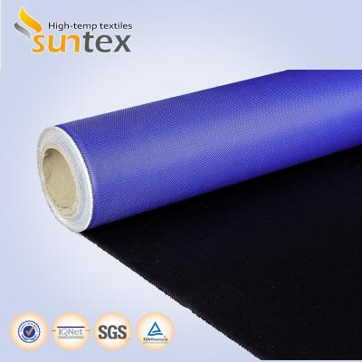 China Abrasion Resistance Pu Coated Glass Fibre Fabric for Fabric Duct Expansion Joints for sale