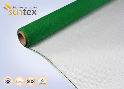 China Thermal Insulation PU Coated Fiberglass Fabric / High Heat Resistant Fabric 1.2mm For Flexible Expansion Joint for sale