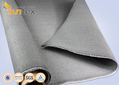 China Tampa à prova de fogo da tubulação da isolação do silicato do cálcio da tela da cortina do fogo de matéria têxtil da fibra de vidro à venda