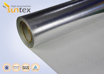 China 0.65mm Foil Aluminized Fiberglass Fabric Flame Resistant Fabric Fiber Glass Safety Apron for sale