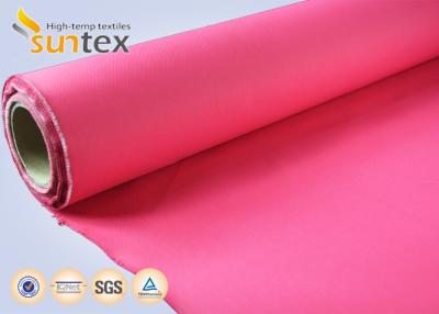 中国 赤0.4mmのガラス繊維の溶接の布の耐火性のバルク ガラス繊維の布ロール 販売のため