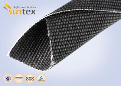 China 2.5mm Flame Retardant High Temperature Fiberglass Cloth 66OZ Graphite Coated Fiberglass Fabric Roll for sale