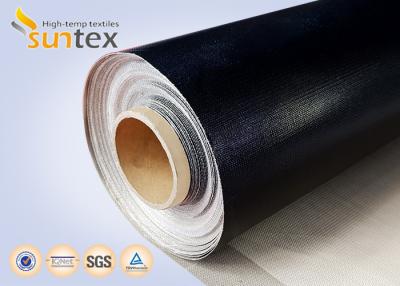 China High Temperature Thermocovers Ptfe Coated Glass Fabric 1 Side 17OZ Fire Barrier for sale
