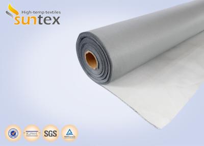 China Insulation PU Coated Fiberglass Fabric Shade Curtain For Welding 0.4mm Fire Cloth for sale