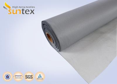 Chine Barrière enduite M0 du feu de tissu de tissu de fibre de verre d'unité centrale de soudure isolant la toile 0.4mm de tissu à vendre