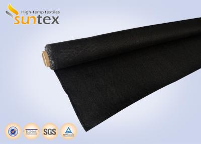 China Black 600C PU Coated Fiberglass Fabric Insulating Properties for sale