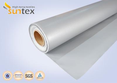 China Both Side Silicone Rubber Fiberglass Fabric Expansion Joint Cloth Water And Heat Resistant for sale