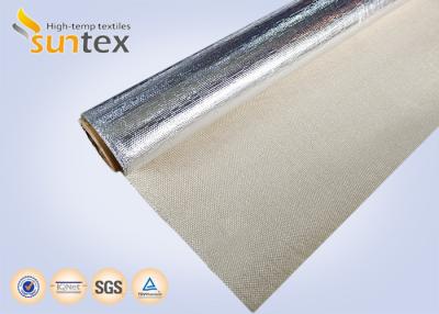 China Aluminiumfolie-Fiberglas-Stoff-Wärmedämmungs-Materialien der hohen Temperatur zu verkaufen