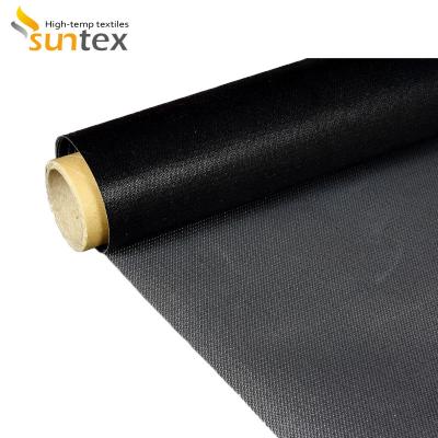 China Non - Stick PTFE Fiberglass Cloth 1000 - 2000mm /0.45mm thickness Width For Thermal Insulation for sale