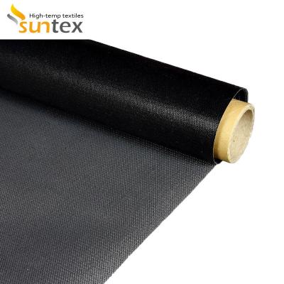 China Heat Retardant Door PTFE Coated Fiberglass Fabric for Smoke curtain and fire cutain for sale