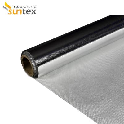 China Aluminum Foil Laminated Fabric , Fiberglass Fire Resistant Fiberglass Cloth for sale