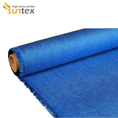 Chine Tissu résistant à la chaleur de tissus enduits acryliques de fibre de verre pour protection et Hullboard ignifuges et de soudure à vendre