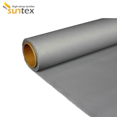 China Stainless Steel Wire Reinforced Fire Resistant Fiberglass Fabric For Welding Blanket for sale