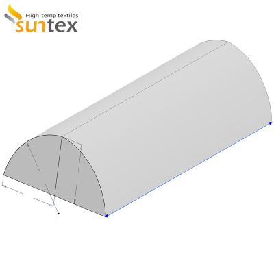 China Weather Haven Hangar Cover Fire Resistant Waterproof Fiberglass Fabric Tent Insulation Material for sale