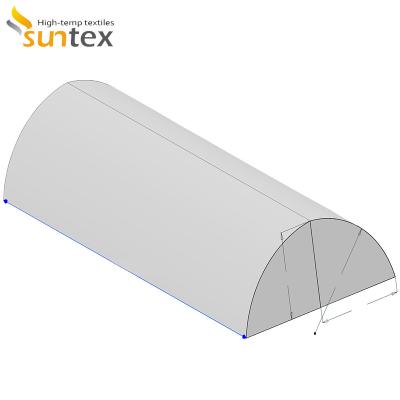 China Heat Resistant Fireproof Fiberglass Fabrics Hangars Tent for sale