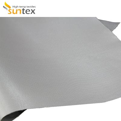 China Silicone coated fiberglass cloth fire retardant, flame retardant, high-temperature resistance for sale