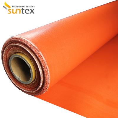 China Two Sides Silicone Coated Fiberglass- Welding Blanket Factory for sale