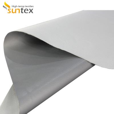China Suntex Fireproof Silicone coated fiberglass Fabric colored fiberglass cloth For Thermal insulation barriers, heat shield for sale
