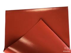 Suntex red fireproof waterproof silicone cloth