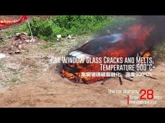 Suntex EV car Fire Blankets Joint experiment with Hainan University